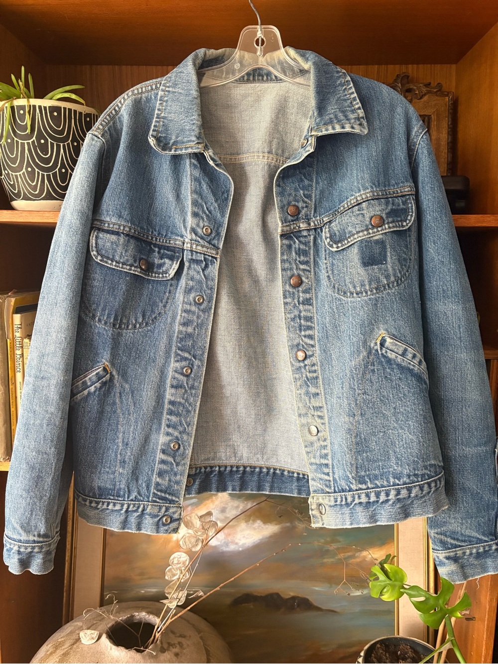 Vintage Wrangler Trucker Jean Jacket L